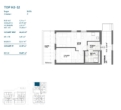 Verkaufsplan H2-12 - Thalstraße - Stadt.Land.Thal - ~ Erholung pur - Neubauprojekt - 2-Zimmerwohnung mit Balkon und Garagenplatz ~